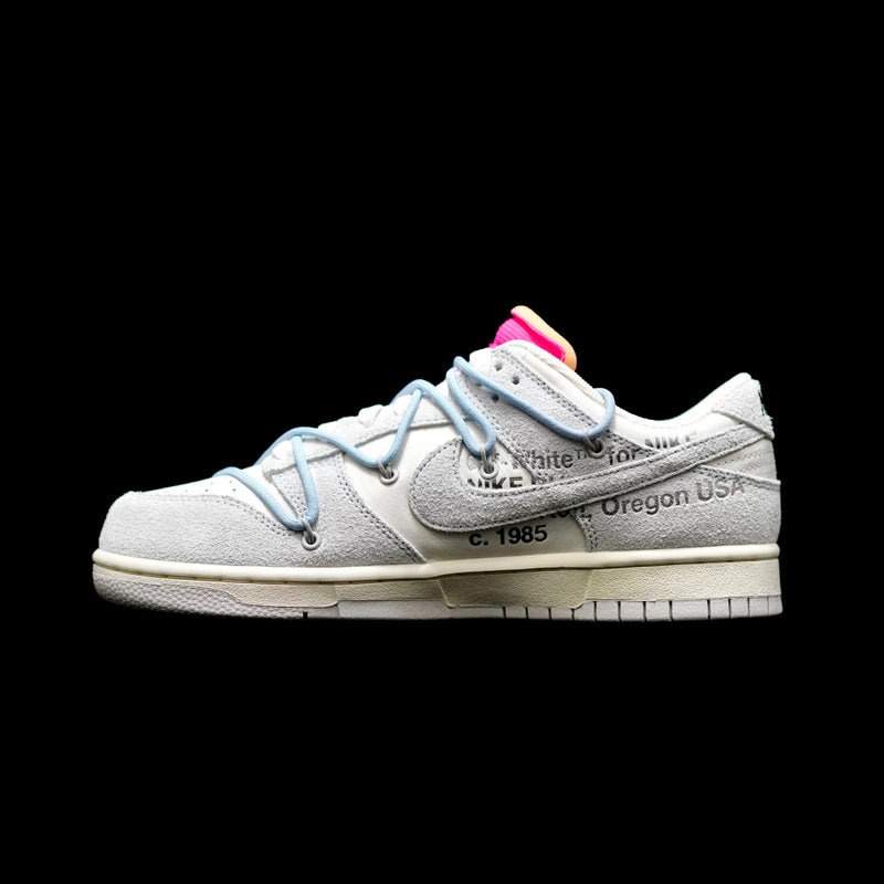 GLM - OW x Dunk (NO.38) light blue shoelace pink buckle