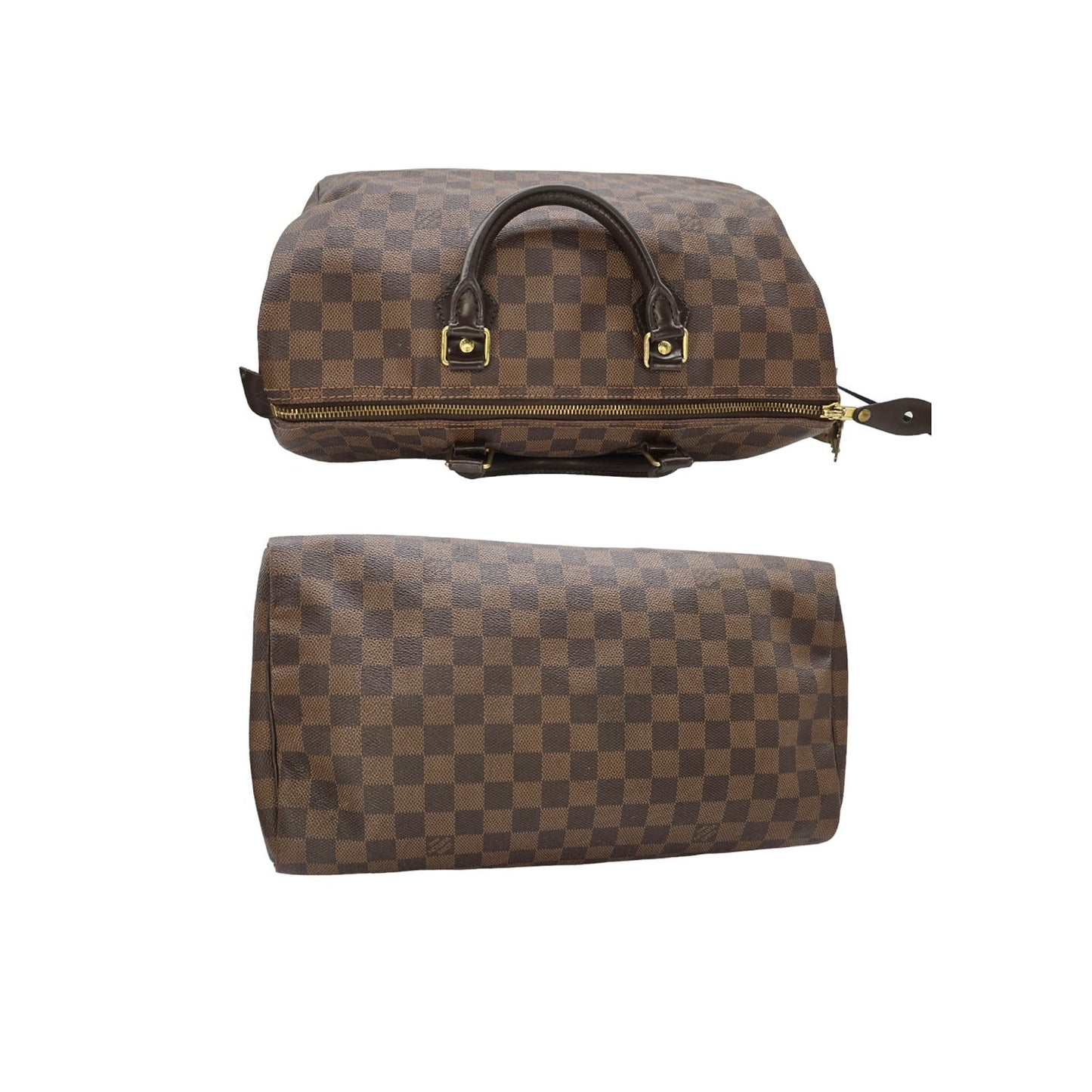 Louis Vuitton Damier Ebene Speedy 35 Satchel
