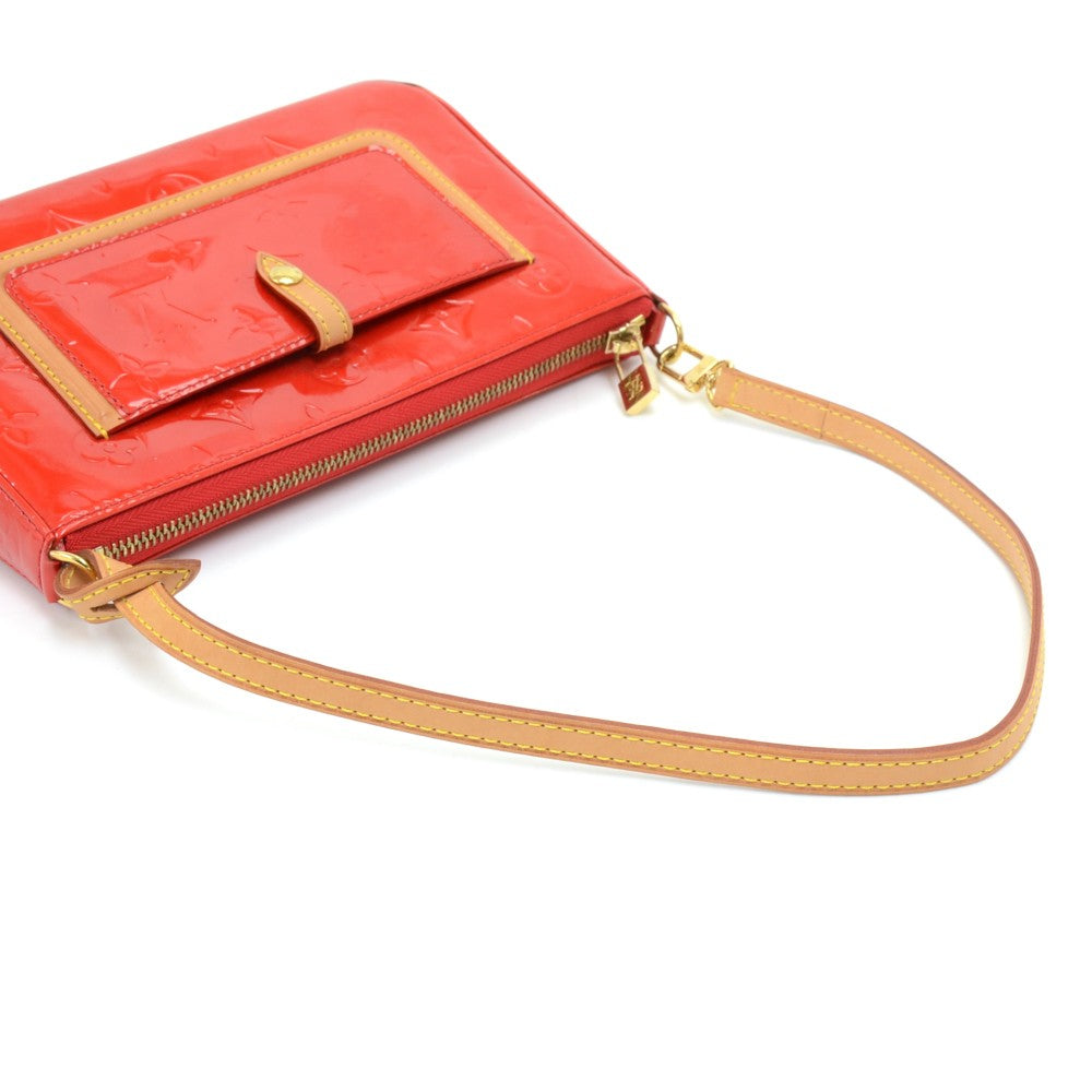 Louis Vuitto Mallory Monogram Vernis Leather Handbag