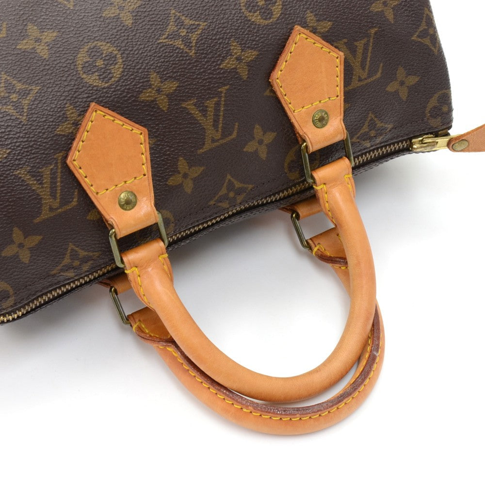 Louis Vuitto Speedy 25 Monogram Canvas City Handbag