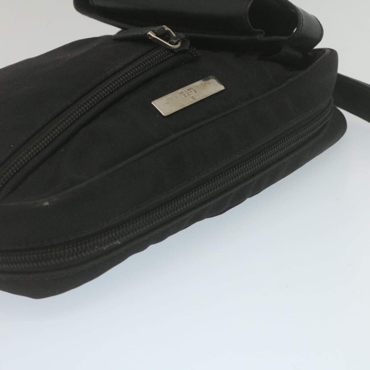 GUCCI Clutch Bag Nylon Black 29358