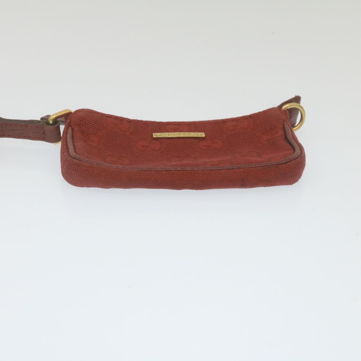 GUCCI GG Canvas Coin Purse Red 29473