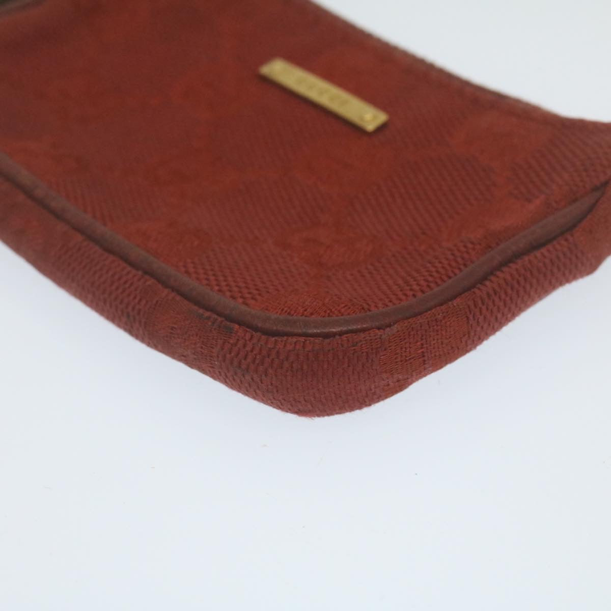 GUCCI GG Canvas Coin Purse Red 29473