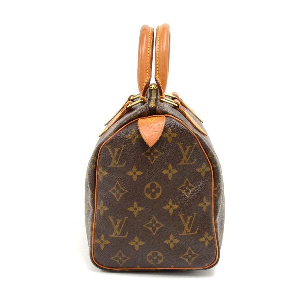 Louis Vuitto Speedy 25 Monogram Canvas City Handbag