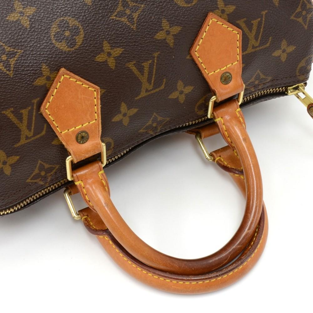 Louis Vuitto Speedy 25 Monogram Canvas City Handbag
