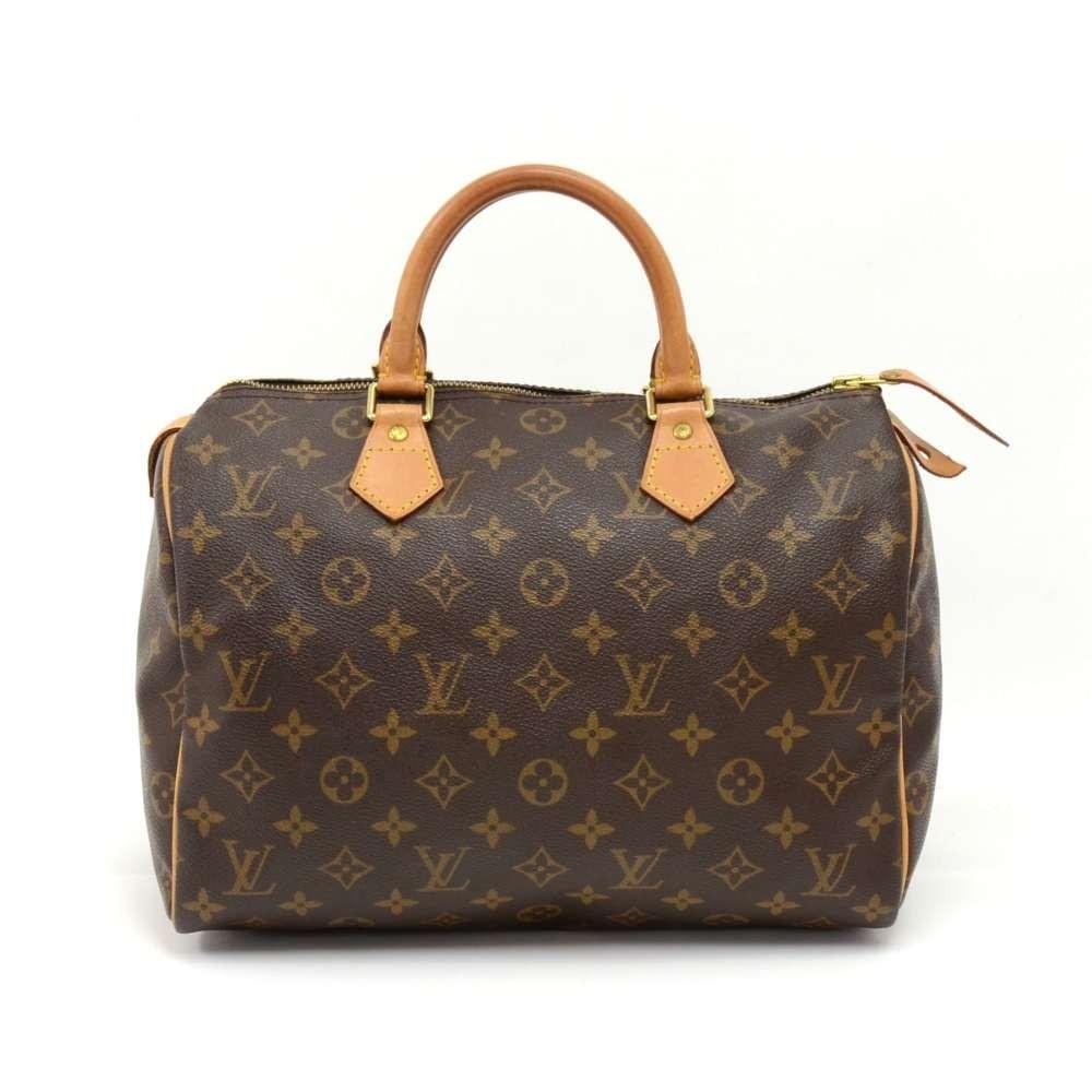Louis Vuitto Speedy 30 Monogram Canvas City Handbag