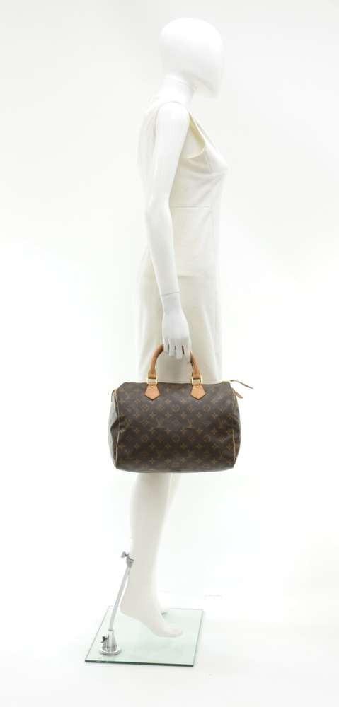 Louis Vuitto Speedy 30 Monogram Canvas City Handbag