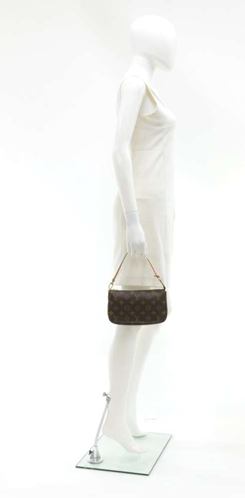 Louis Vuitto Pochette Accessories Monogram Canvas Evening Bag
