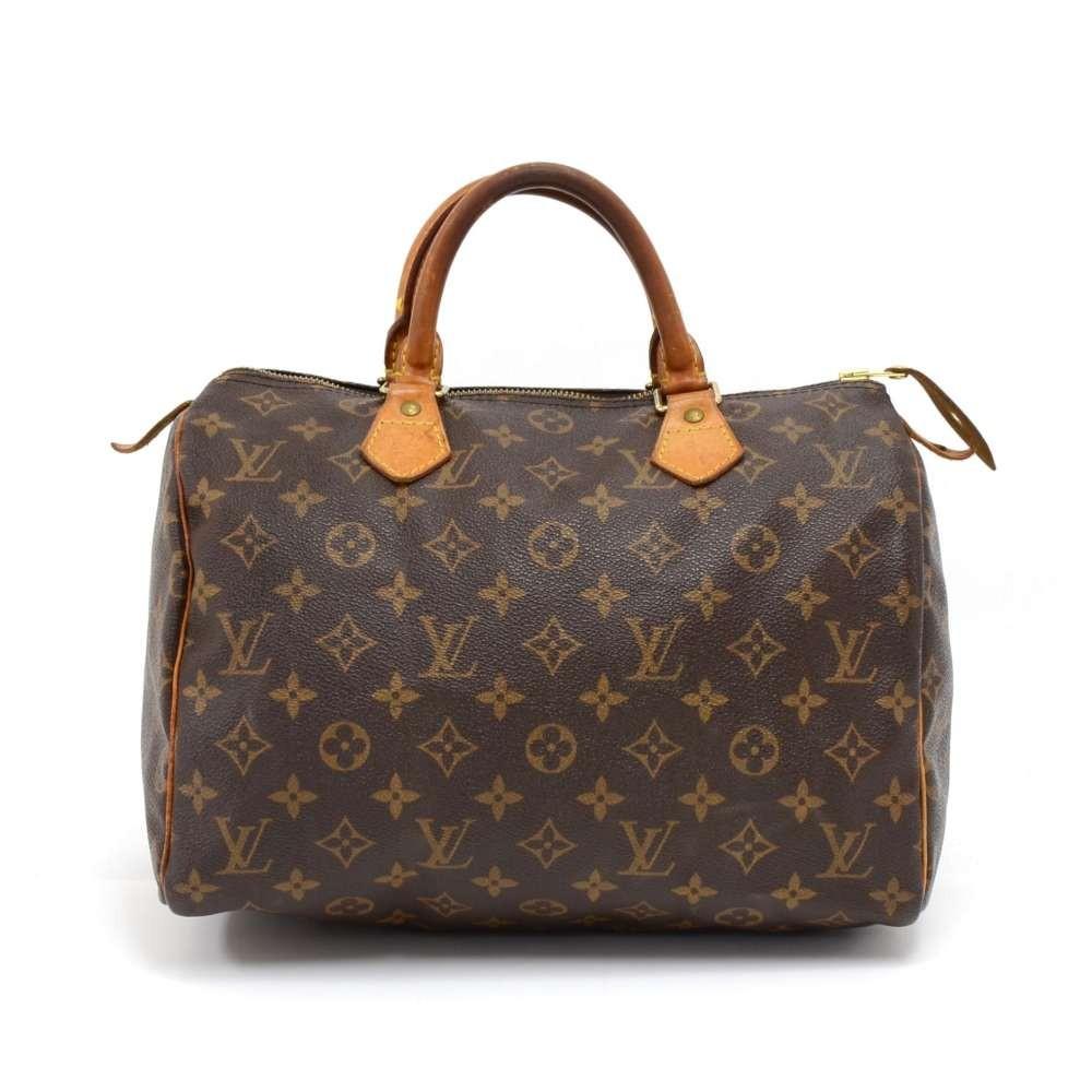 Louis Vuitto Speedy 30 Monogram Canvas City Handbag