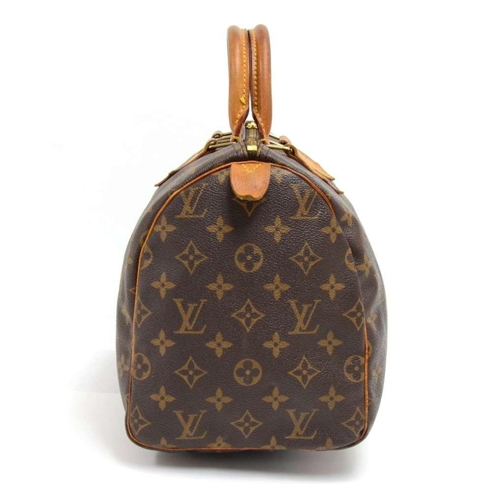 Louis Vuitto Speedy 30 Monogram Canvas City Handbag