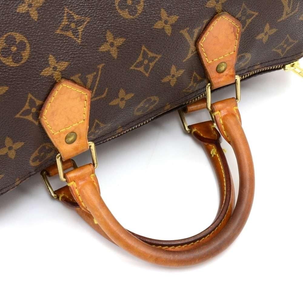 Louis Vuitto Speedy 30 Monogram Canvas City Handbag