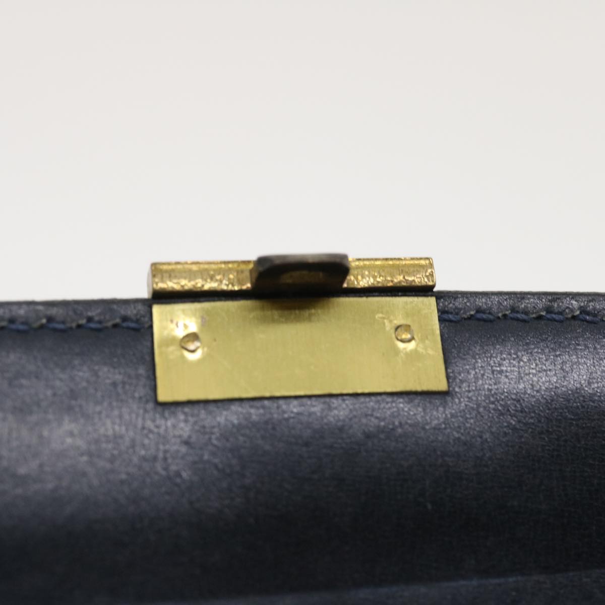 GUCCI Micro GG Canvas Clutch Bag Navy 29798