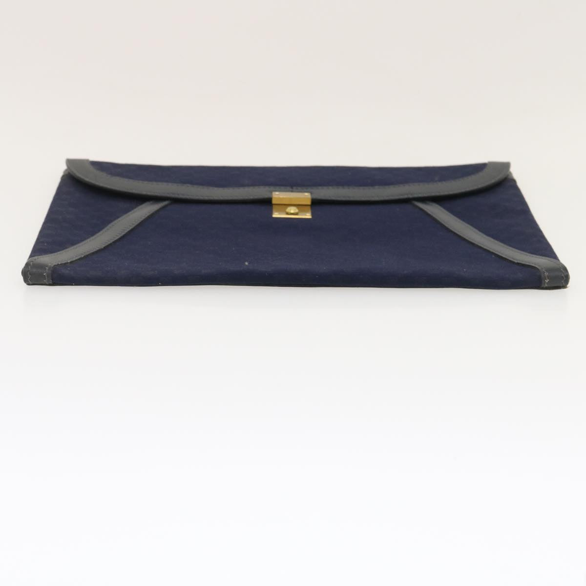 GUCCI Micro GG Canvas Clutch Bag Navy 29798