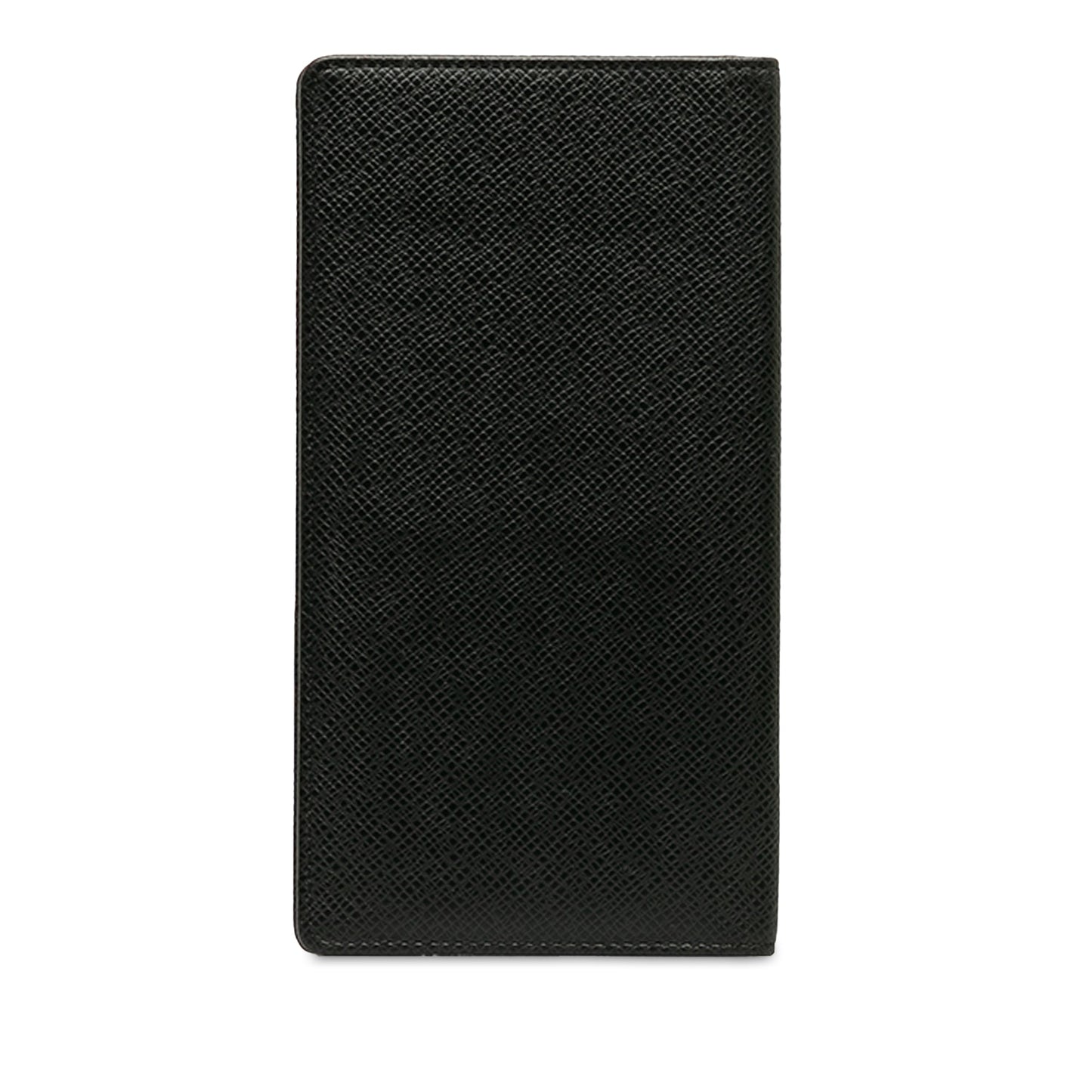 Black Louis Vuitton Taiga Brazza Wallet