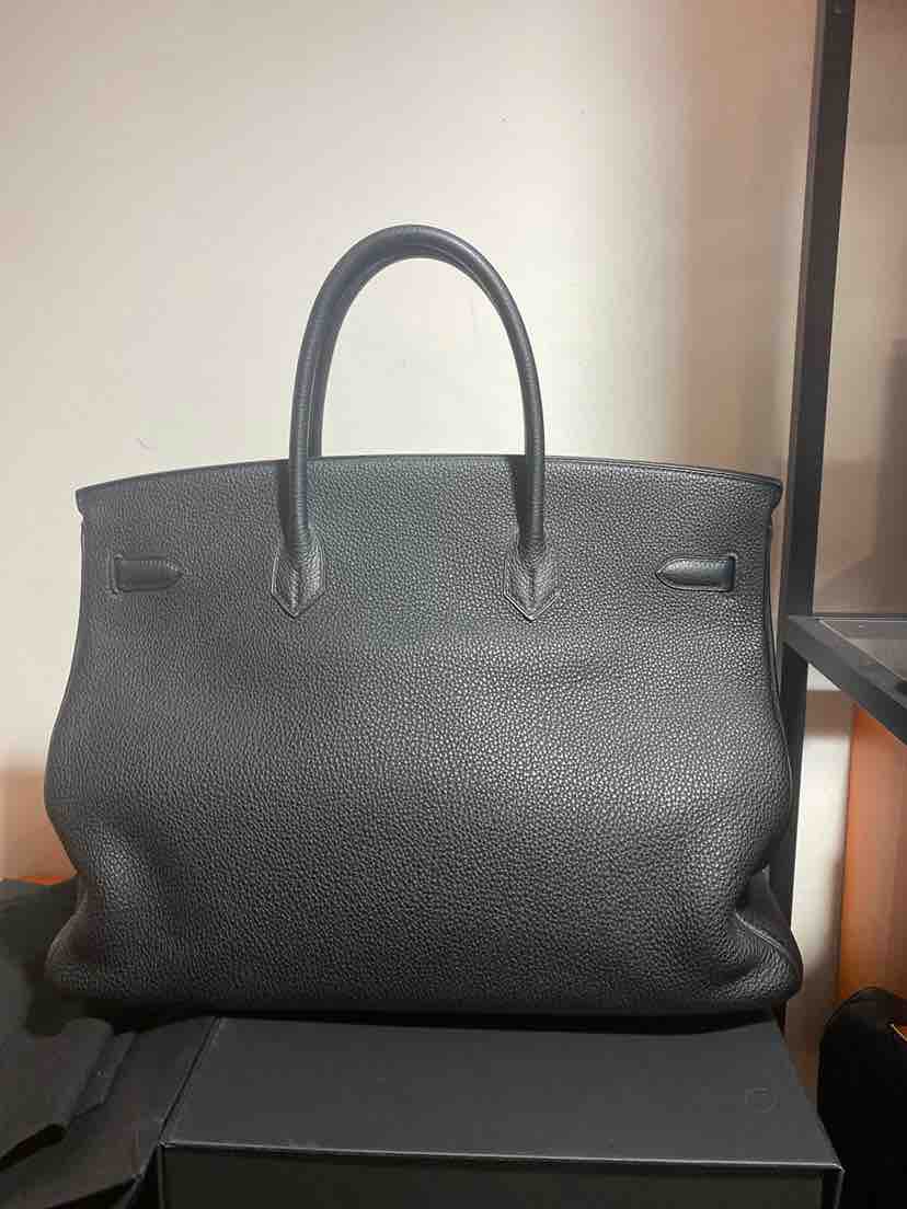 HermÃƒÆ’Ã‚Â¨s Birkin 40 Clemence Leather Black N 2010