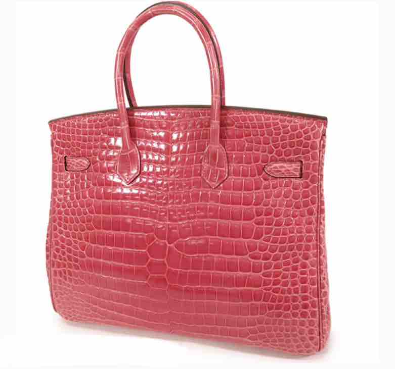 HermÃƒÆ’Ã‚Â¨s Birkin 35 Crocodile Leather Fuschia Pink Q 2013