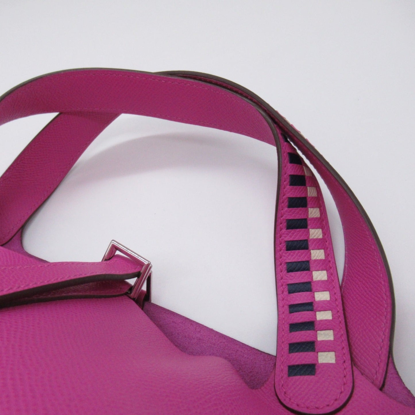 Hermes HERMES Picotin Lock MM Treasury Magnolia Tote Bag  Bag Leather  Epsom Pink Magnolia/ClÃƒÆ’Ã‚Â©/Blue Sapphire-L ÃƒÂ£Ã¢â€šÂ¬Ã‚ÂAncestralÃƒÂ£Ã¢â€šÂ¬Ã¢â‚¬Ëœ EI BRANDOFF