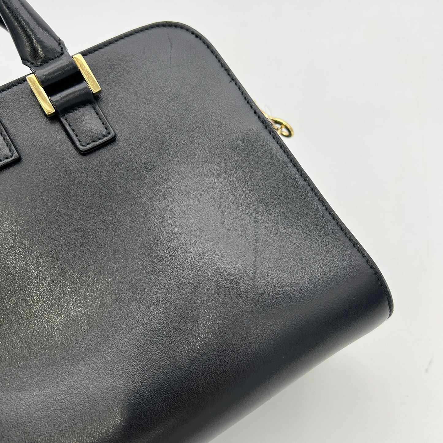 Saint Laurent Baby Monogram Cabas - Black Handle Bags, Handbags WD625894