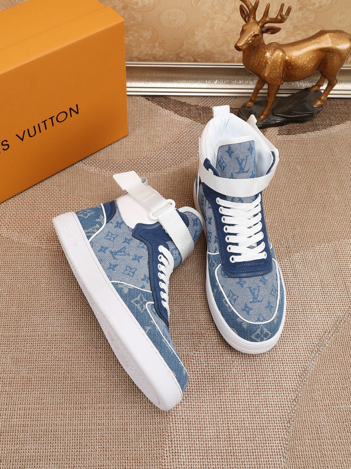 GLM - LUV High Top Blue Sneaker