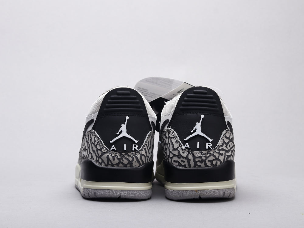 GLM - AJ Black Ash Burst Crack Low Top
