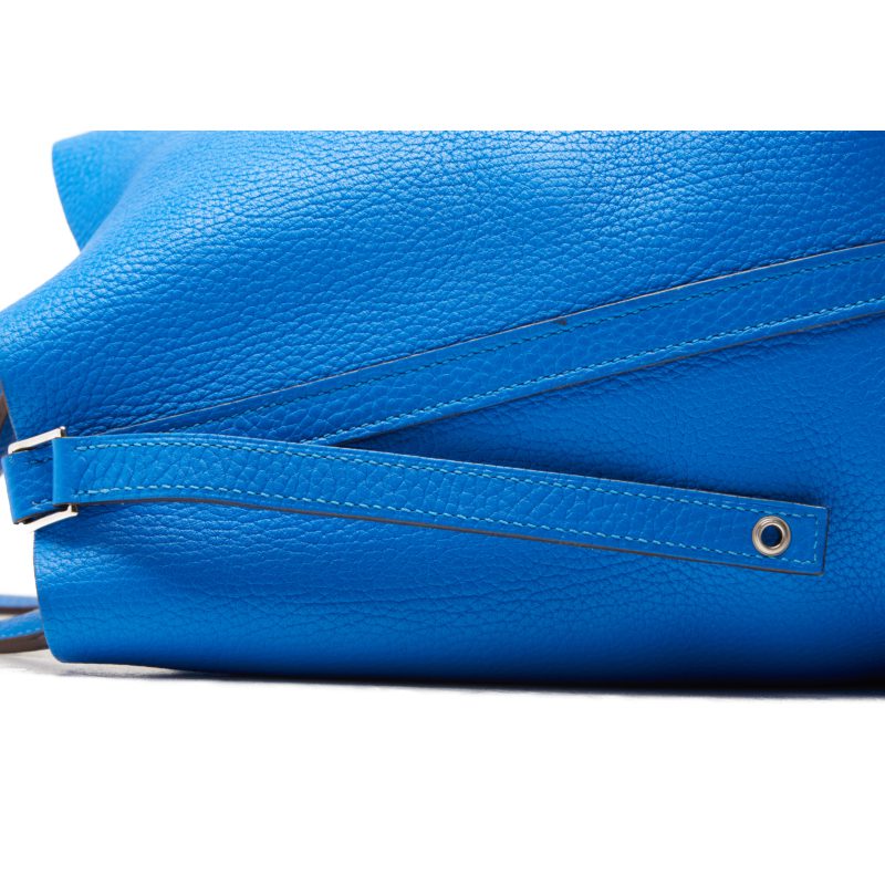 HERMES ERMES Picotin Lock MM Handbag  Clemence Blue Indra (Silver G ) Handbag  Handbag Lady Handbag Hybrid ÃƒÂ£Ã¢â€šÂ¬Ã‚Â DeliveryÃƒÂ£Ã¢â€šÂ¬Ã¢â‚¬Ëœ Eckham s Online