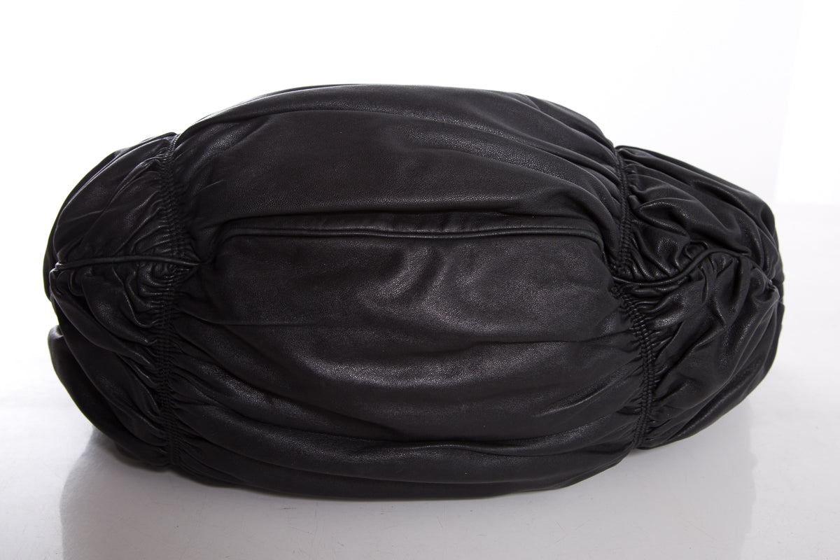 Bally Black Leather Hobo