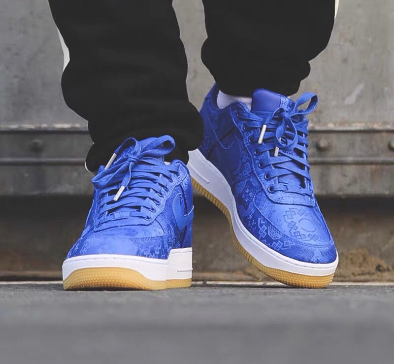 GLM - CLOT blue silk