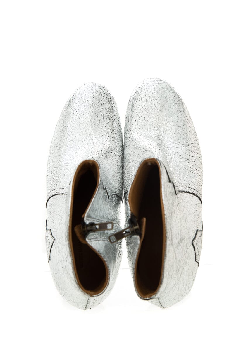 Isabel Marant Silver Booties SZ 40