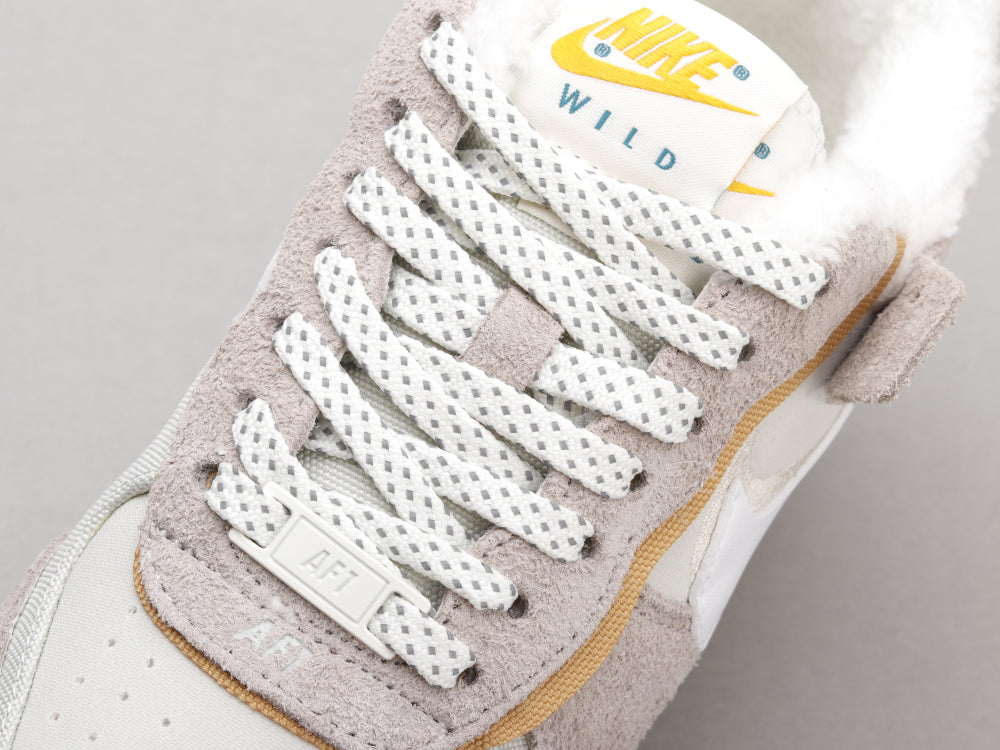 GLM - AF1 Shadow gray and white deconstructed plus velvet