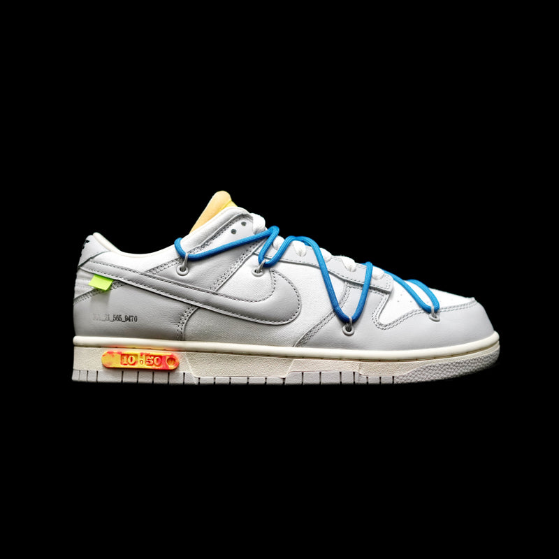 GLM - OW x Dunk (NO.10) blue shoelace yellow buckle