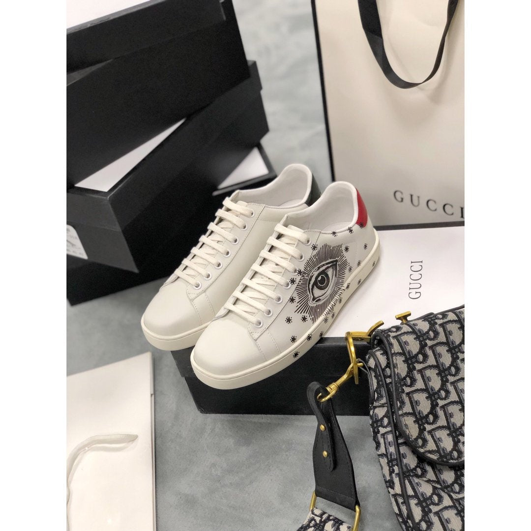 GLM-GCI  Ace with Eyes White Sneaker 104