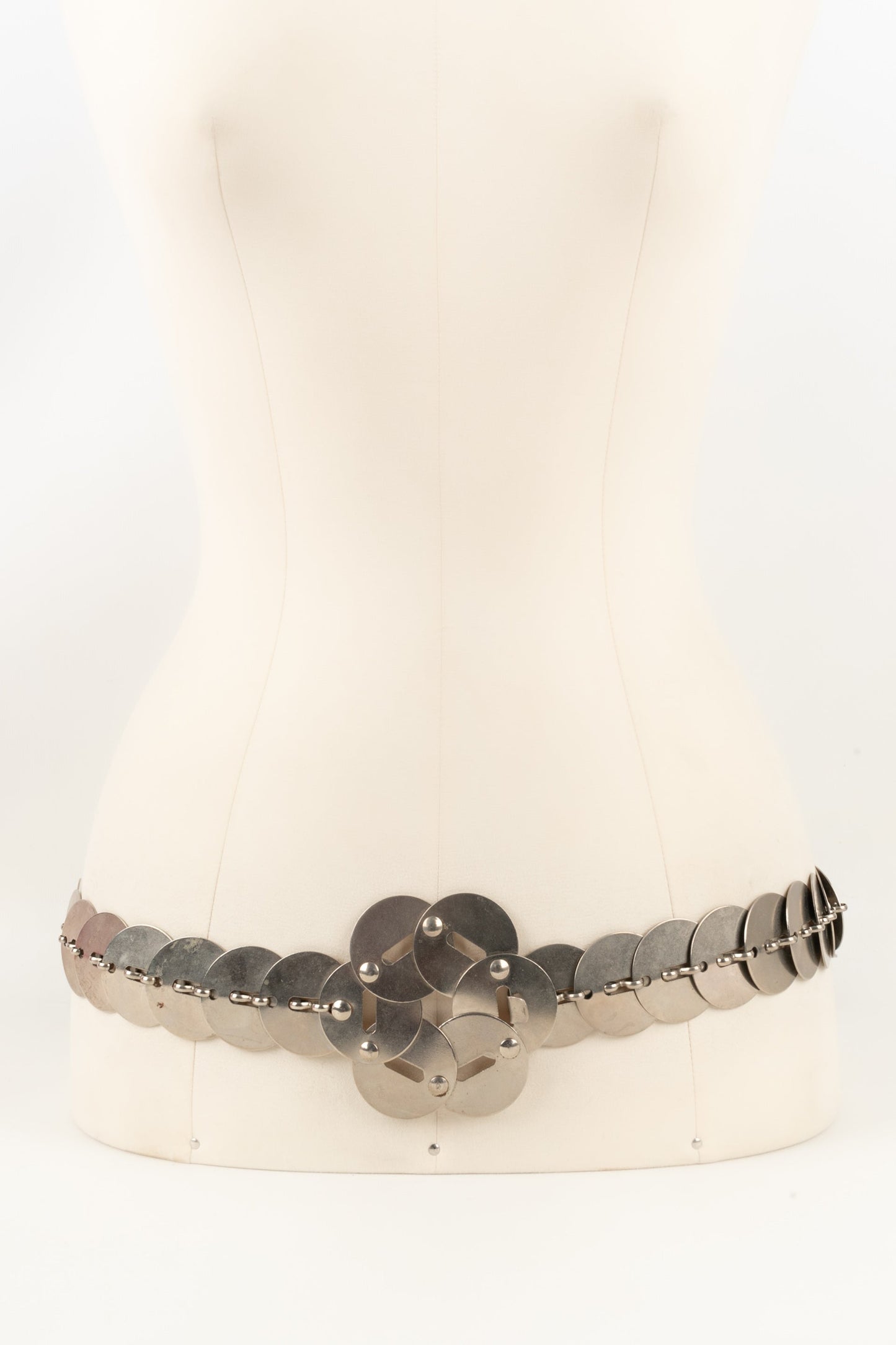 Ceinture argentÃƒÆ’Ã‚Â©e Paco Rabanne (AttribuÃƒÆ’Ã‚Â©e ÃƒÆ’Ã‚Â )