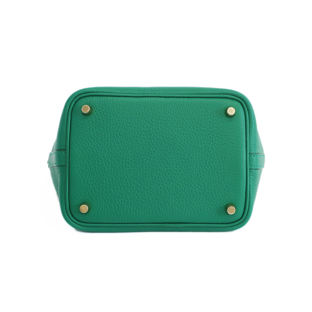 HERMES Hermes Picotin Lock PM Handbag BÃƒÂ¥Ã‹â€ Ã‚Â» 2023 Made around Vertigo G  Green clemence  New Unused]  Vertigo Quality Woodwear