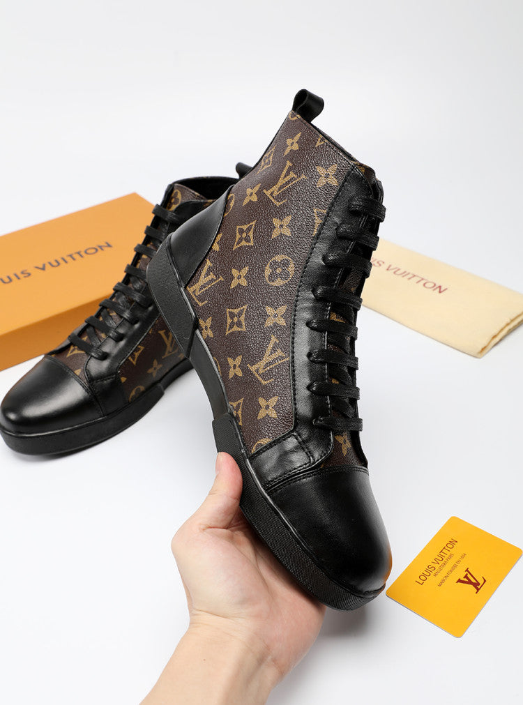 GLM - LUV High GLMnogram Brown Boot Sneaker