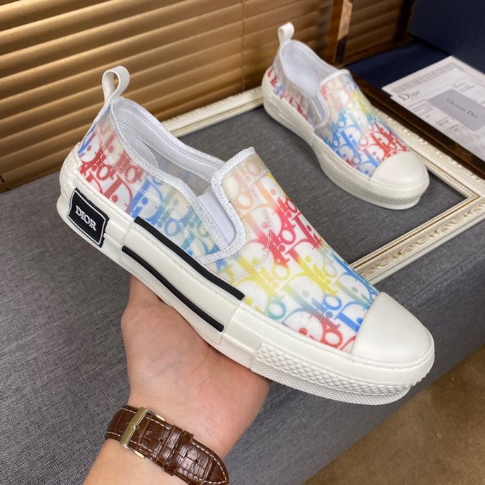 GLM - DIR B23 Slip Blue And White LOW-TOP SNEAKER