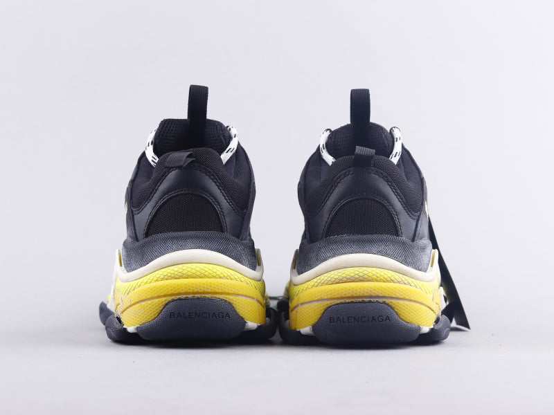 GLM - Bla Triple S Black And Yellow Sneaker