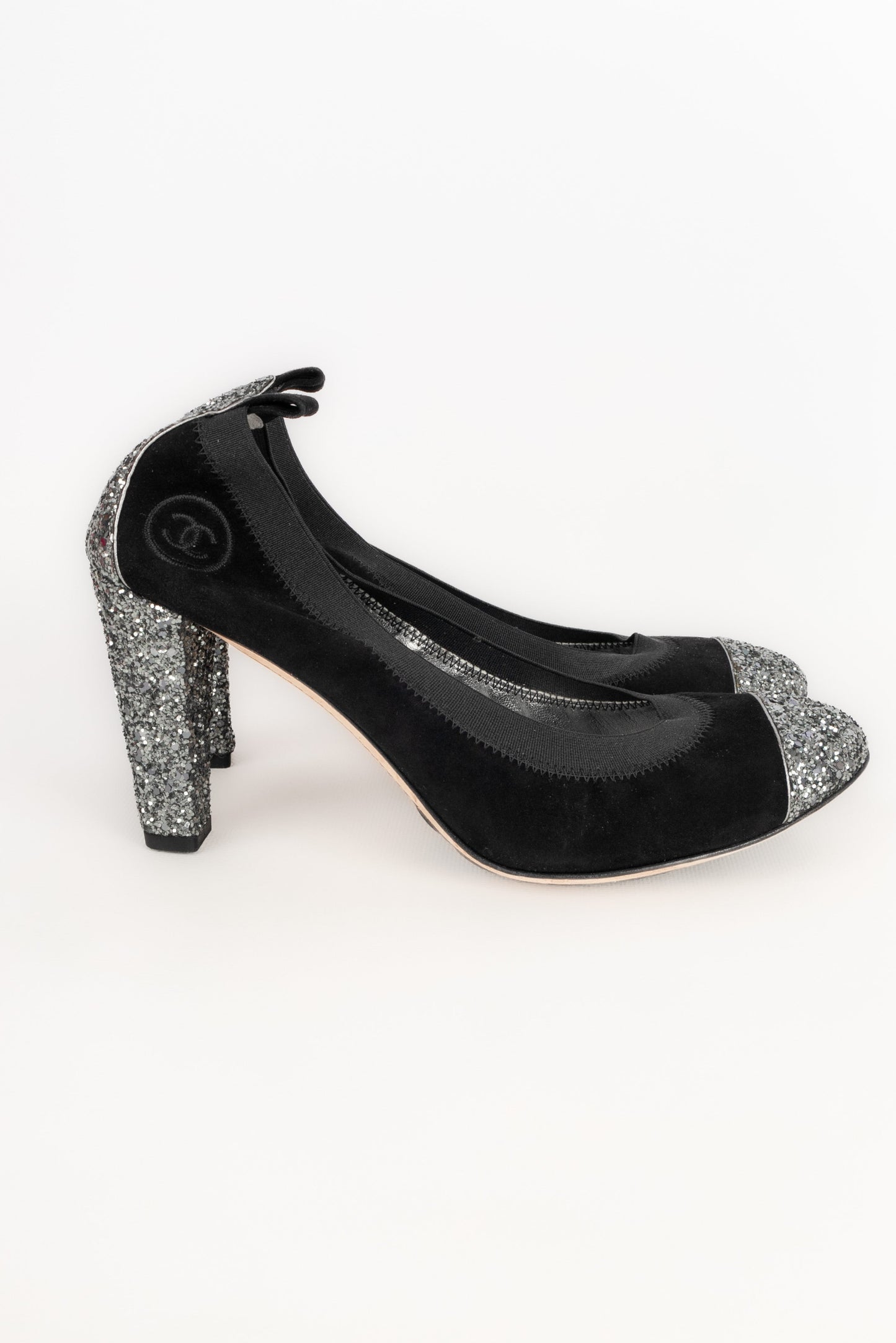 Escarpins Ã  paillettes Chanel