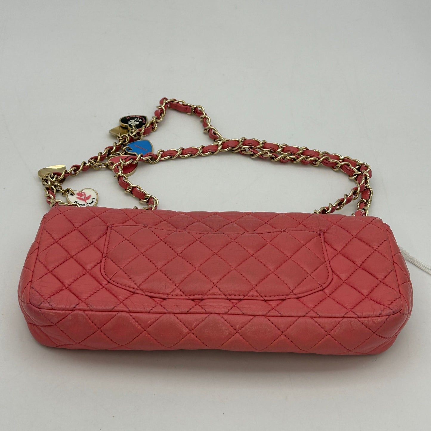 Chanel Camellia Charm Single Flap Bag LA3010