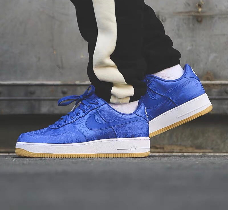 GLM - CLOT blue silk