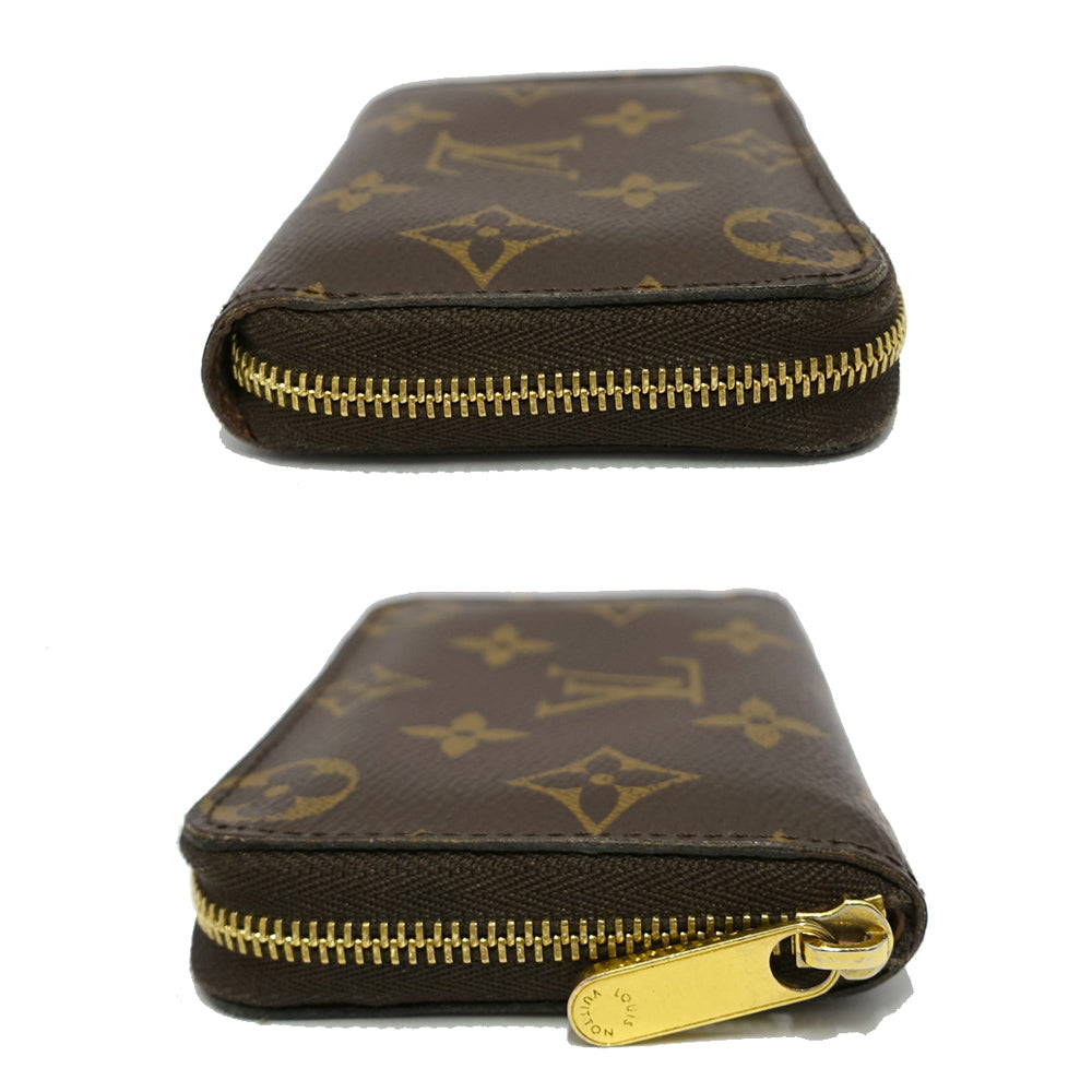 Louis Vuitton M60067 Monogram Brown G Gold  Small Wallet Small  Women Only