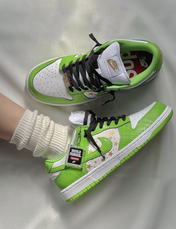 GLM - SUP x DUNK White Green Gold