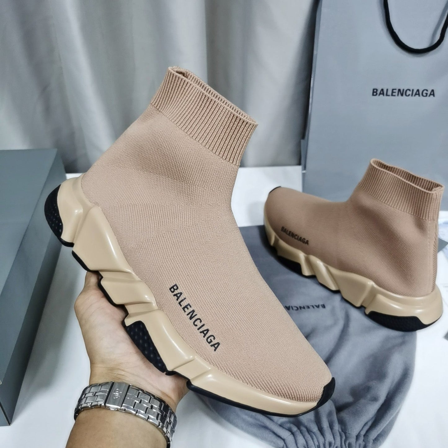 GLM - Bla Speed Stretch Knit High Top