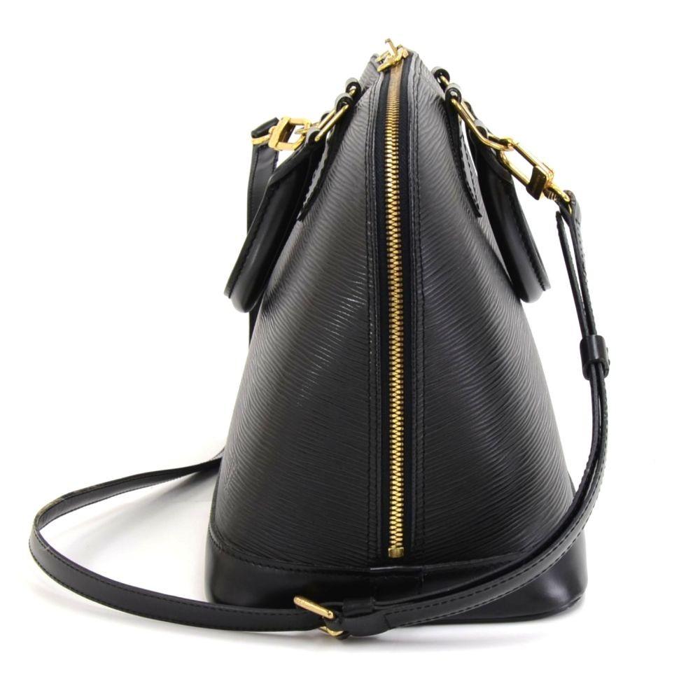 Louis Vuitto Alma Epi Leather Handbag with Strap
