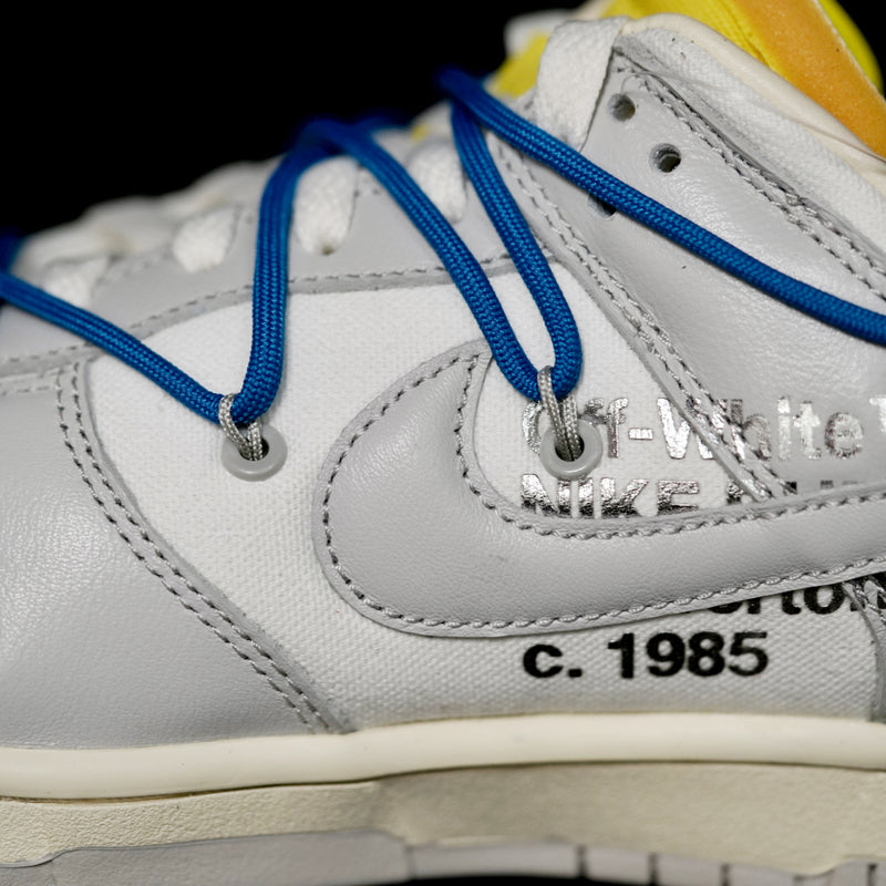 GLM - OW x Dunk (NO.10) blue shoelace yellow buckle