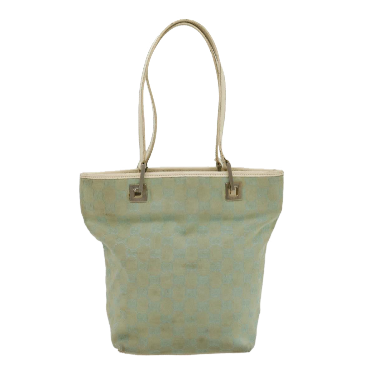 GUCCI GG Canvas Tote Bag Light Blue 30342