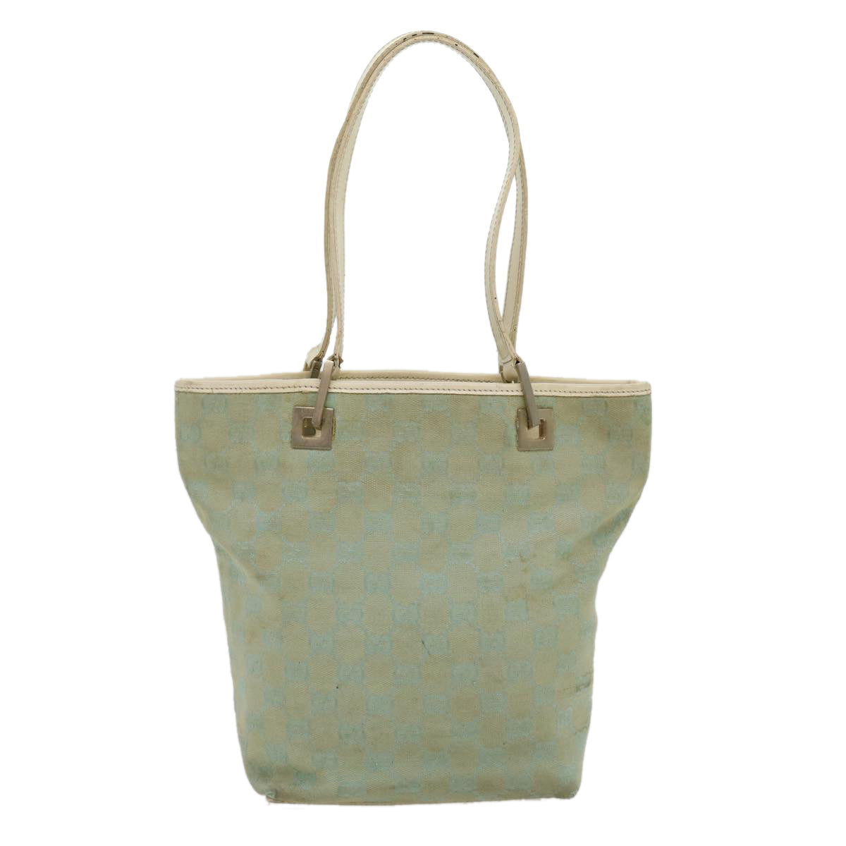 GUCCI GG Canvas Tote Bag Light Blue 30342