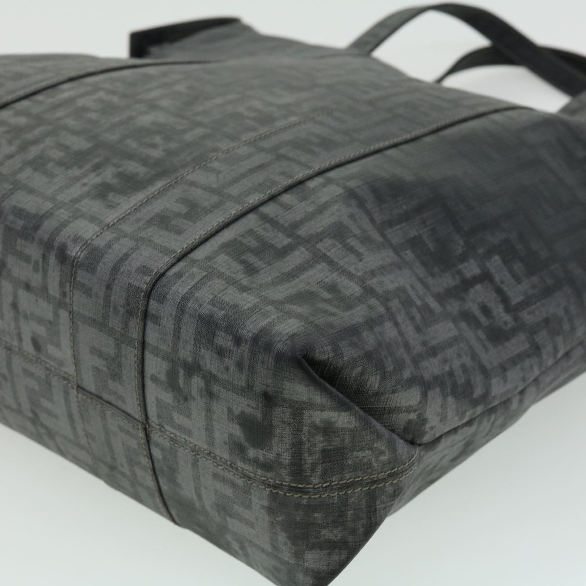 FENDI Zucca Canvas Tote Bag Gray 30392