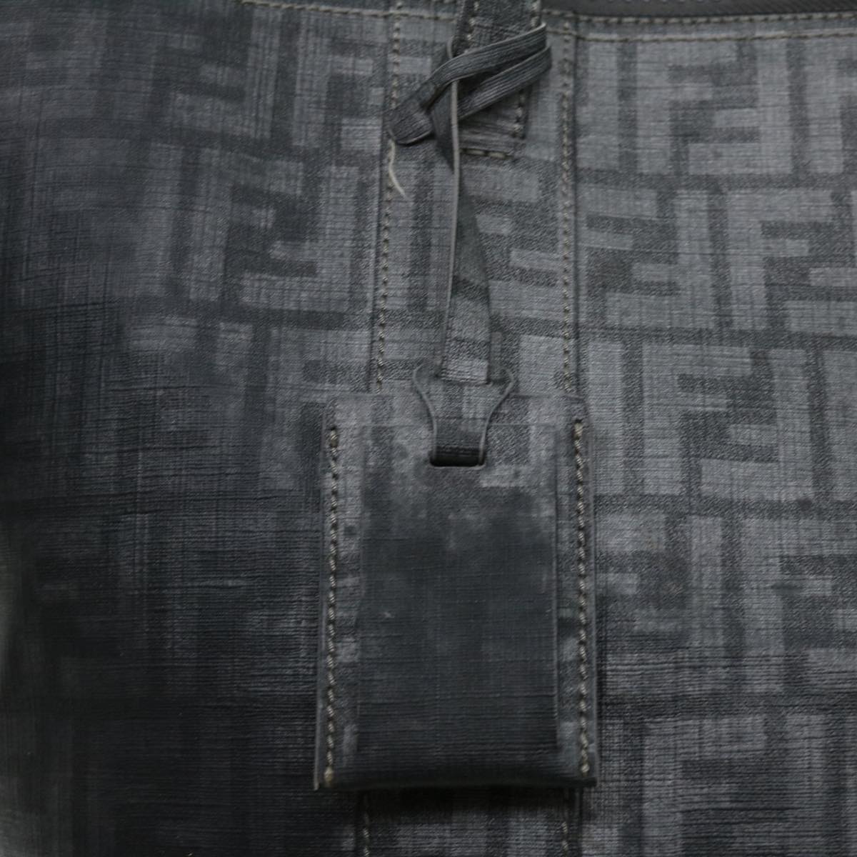 FENDI Zucca Canvas Tote Bag Gray 30392