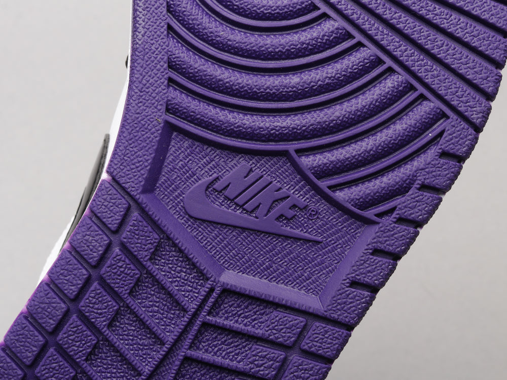 GLM - AJ1 black and purple toes
