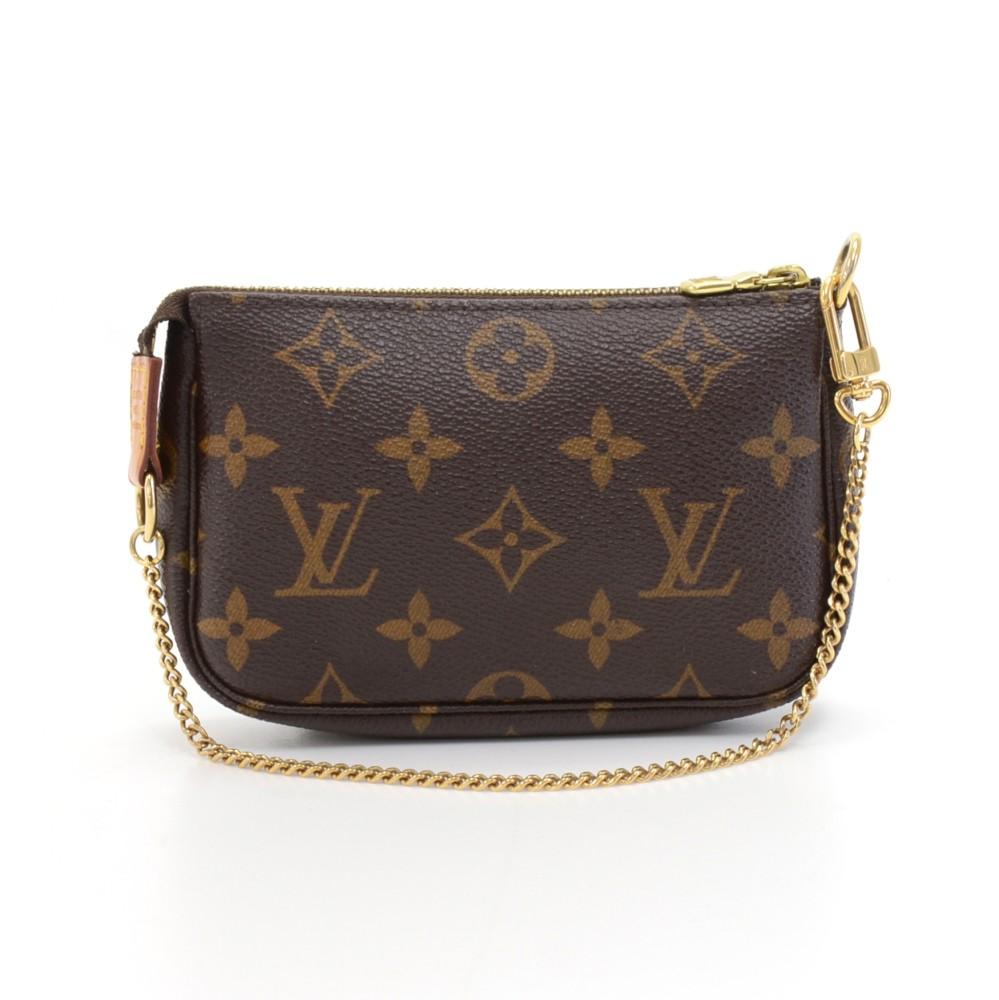 Louis Vuitto Mini Pochette Accessoires Monogram Canvas Evening Bag